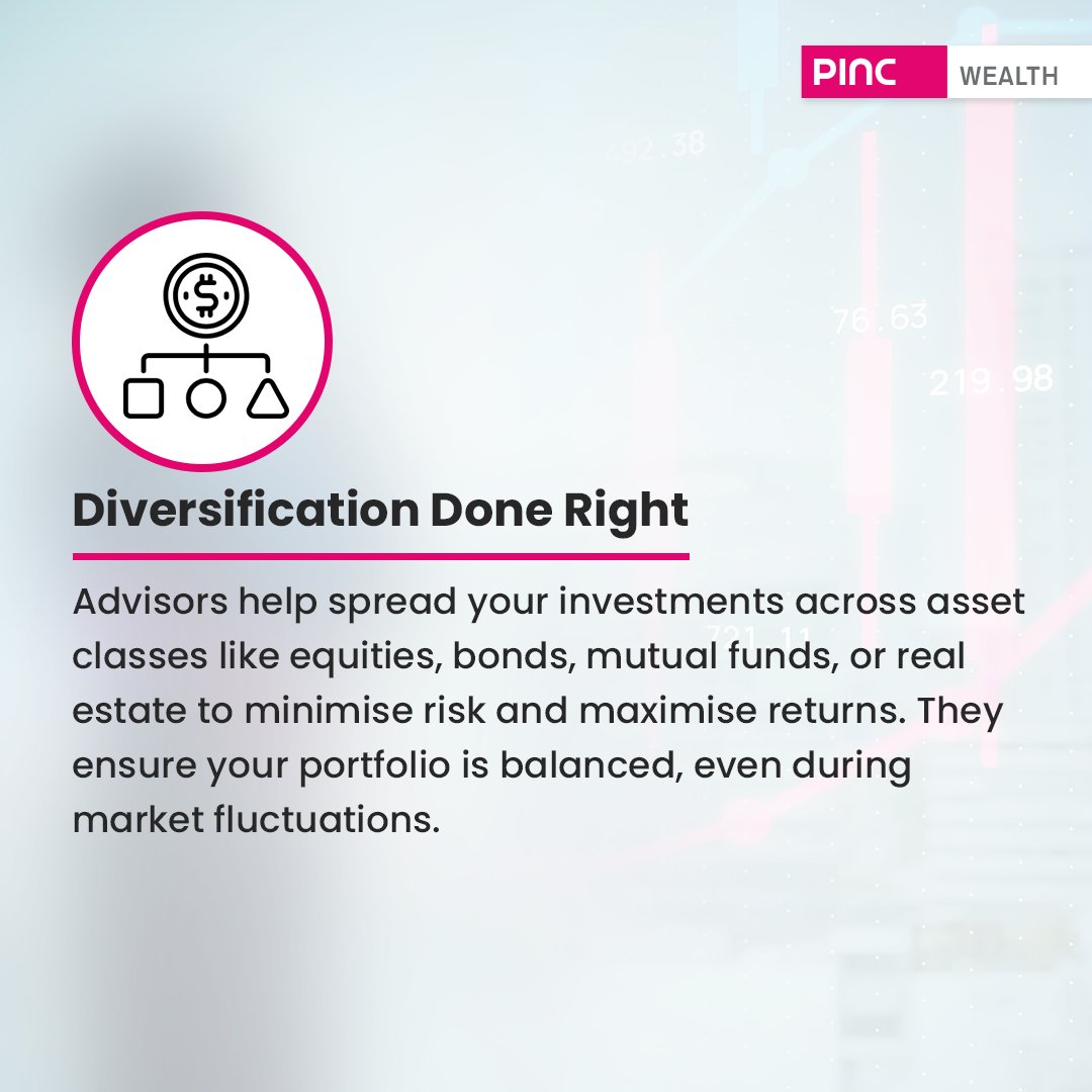 PincWealth's tweet photo. Why choose professional advice?
It brings personalized strategies, smarter tax planning, and expert guidance to optimize your investments for growth and resilience.
Know more : https://t.co/GdYN1QzDAB
#ThinkPINC #PINCSmallcase #PINCFamily https://t.co/cTZU8lEMPF