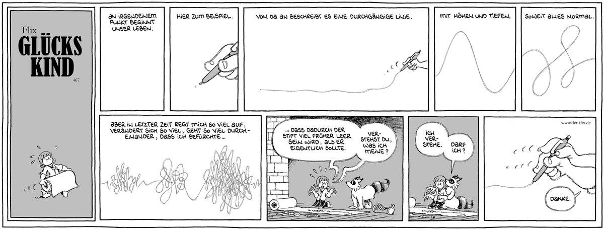 Das Leben ist eine Linie. #glückskind #neuefolge