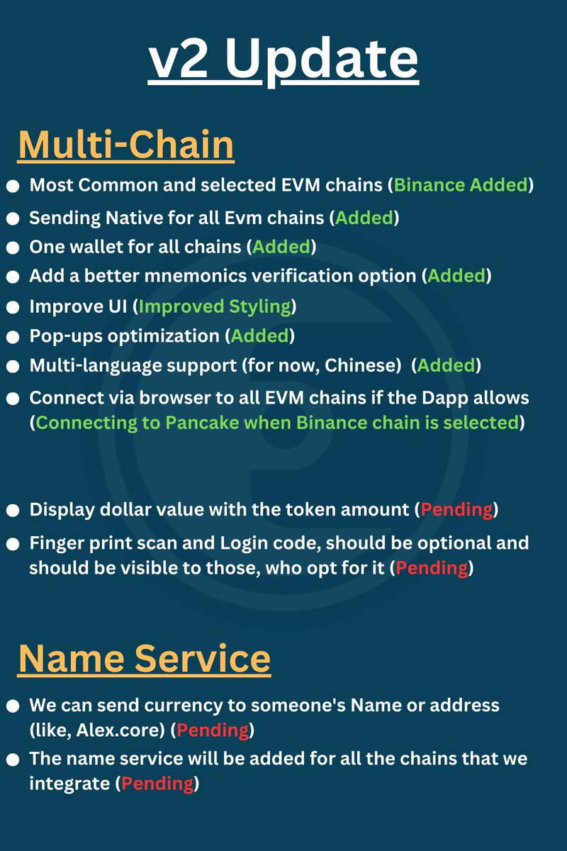 core_custodian's tweet photo. Exciting update on v2 for CC Wallet! ๐๐
We're working on awesome features and improvements to make your experience smoother and more secure. ๐ถ
Stay tuned for more details soon! ๐๐ฑ๐ก
#CCWallet #Update #Crypto https://t.co/YuGpnpFHWP