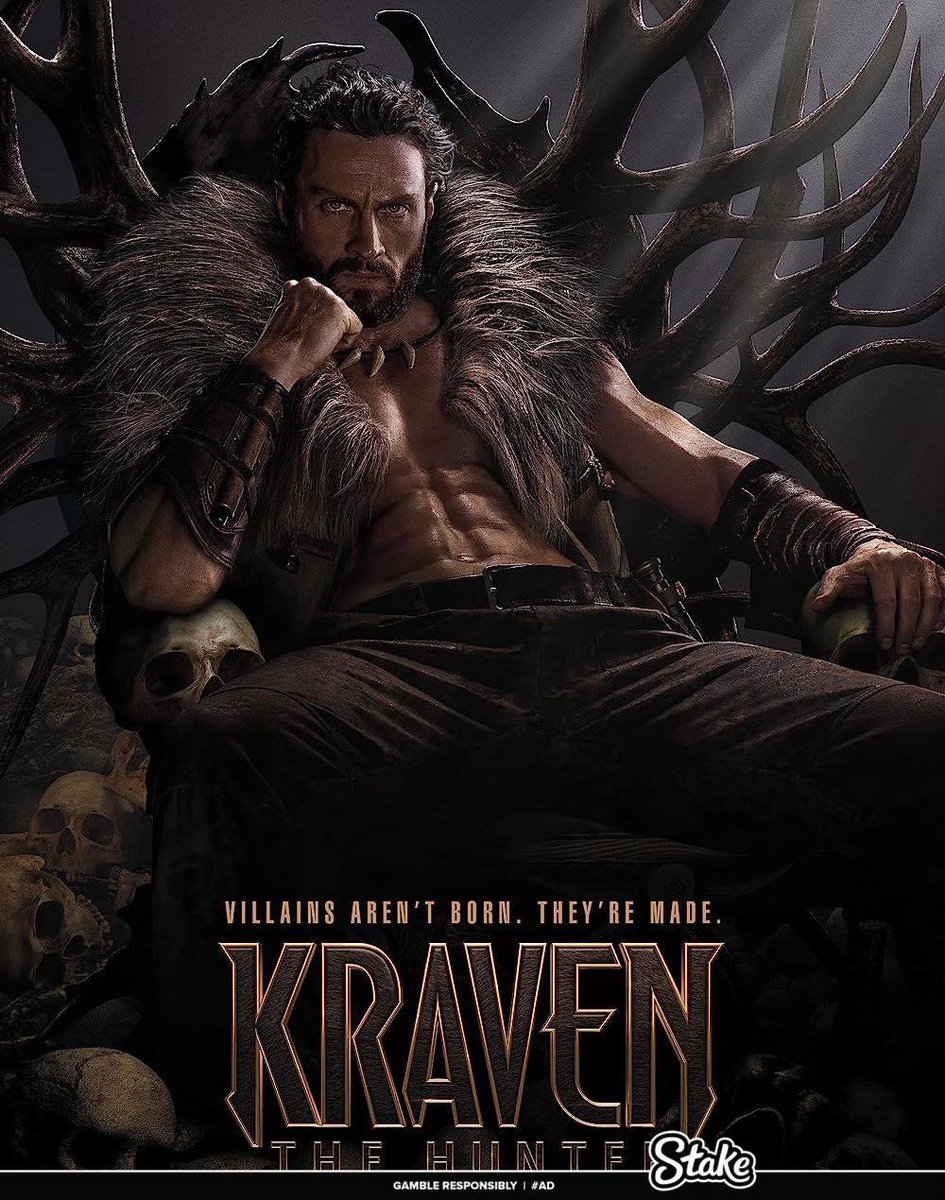 I_Am_Winter's tweet photo. Top 10 movies coming out this December with their trailers, a thread. 

1. Kraven The Hunter https://t.co/T4y3MQwgKQ