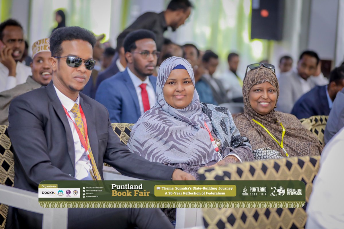 PuntlandBFair's tweet photo. #PuntlandBookFair2024 has officially begun! The event is now underway, bringing together thought leaders to discuss Somaliaโs federalism and state-building journey. We look forward to engaging discussions and insightful contributions.
#FederalismIn20
#FederalismAt20
#PBF2024 https://t.co/MVambW7PbM