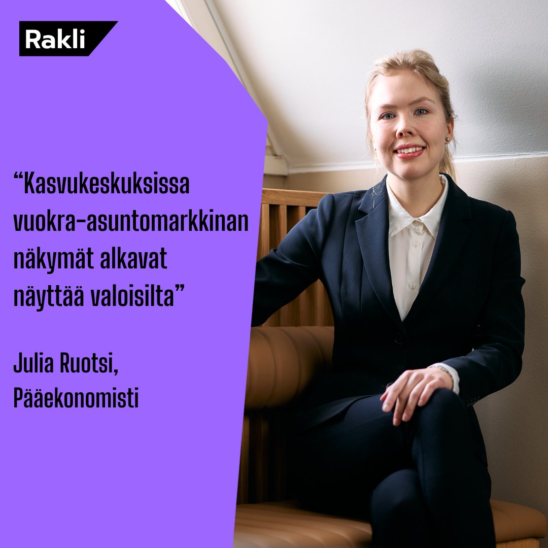 Mitä kuuluu asuntomarkkinaan? Tutustu tänään julkaistuun katsaukseemme! 
 
📌 Asuntomarkkina alkaa toipua
📌 Vuokra-asuntomarkkina piristymässä
📌 Asuntokauppa heräilee

rakli.fi/rakli-tiedotta…