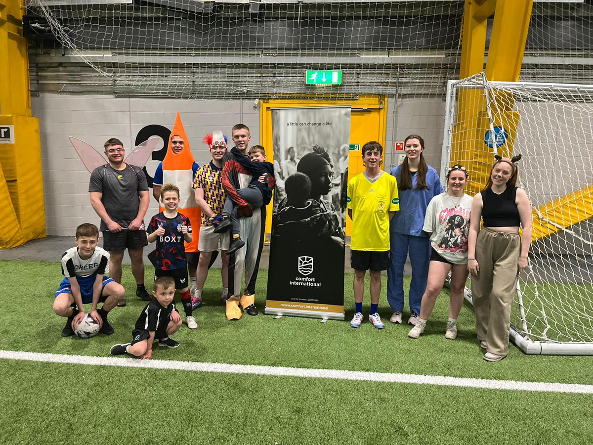 Fundraising Friday

We wanted to shine a special spotlight on Luke and Adam from Sandyhills Parish Church this week. At the start of November, they organised a 12-hour football fundraiser to raise funds for their upcoming trip to Rwanda.

#comfortinternational