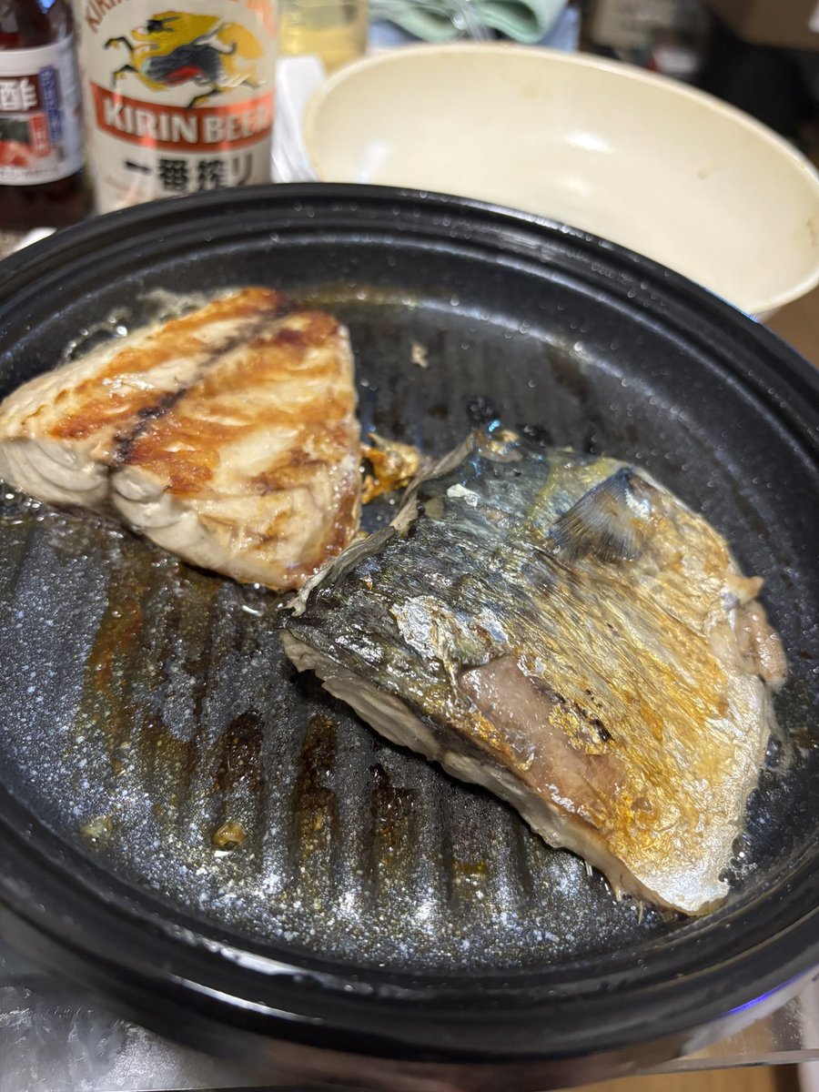 saunaski92's tweet photo. レンジメートプロで鯖を初めて試す。パリパリふわふわあつあつ掃除楽々。 https://t.co/JL1O8fr7yQ