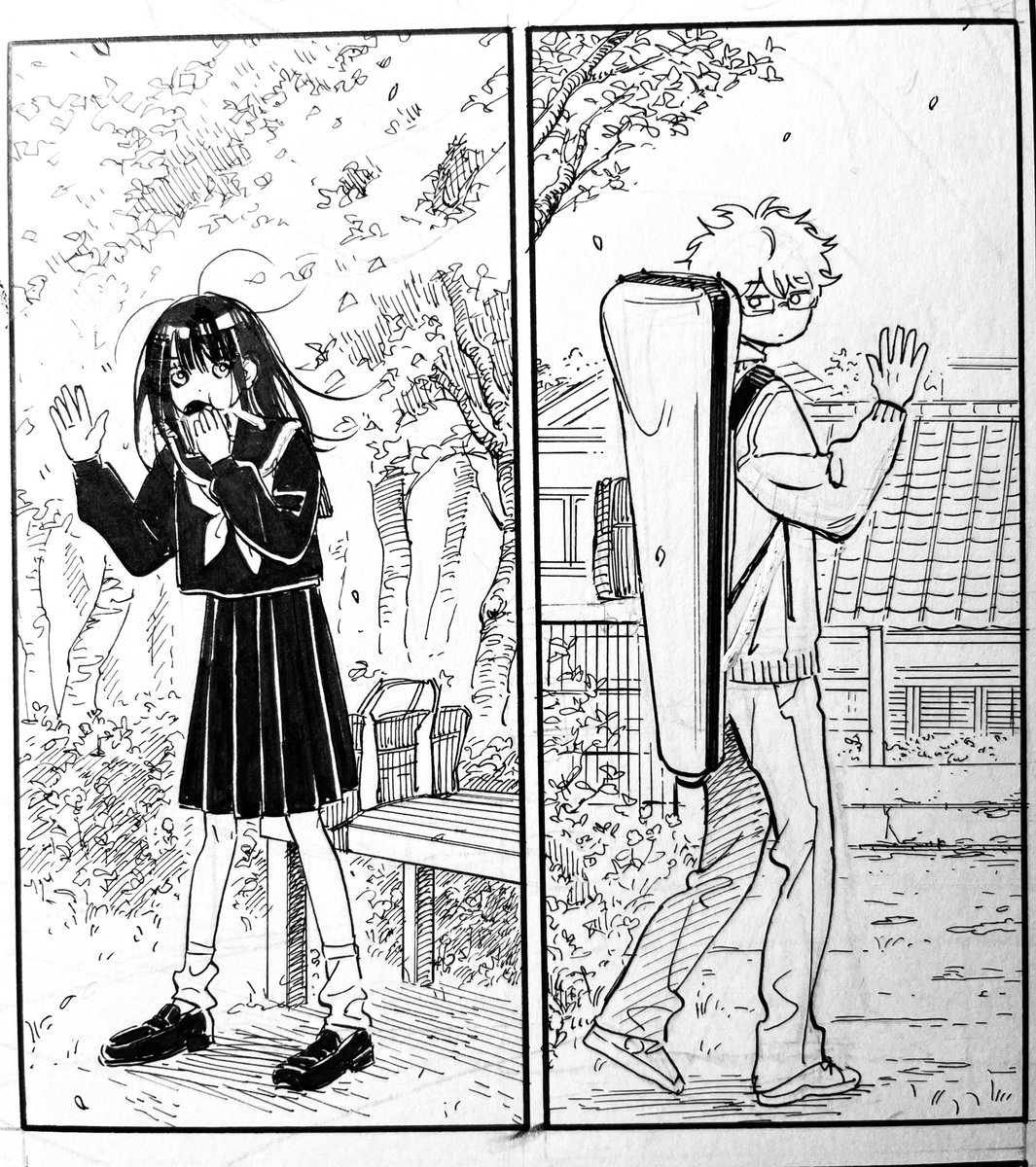ジャンプSQ.1月号に「あめとうみ」2話を載せていただいております。
宇海さんの回です。よろしくお願いいたします! 