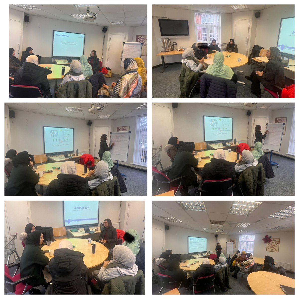 CHAI_Project's tweet photo. #Mindfulness @Coppiceprimary @WernethPS @WestOldhamTrust @FreeholdC. A very special ThankYou to the inspirational Reshma, amazing  counsellor from #OldhamTalkingTherapies who has supported over 40 women in chai teaching them about mindfulness techniques & mental health. Absolutely fantastic workshops. @PennineCareNHS