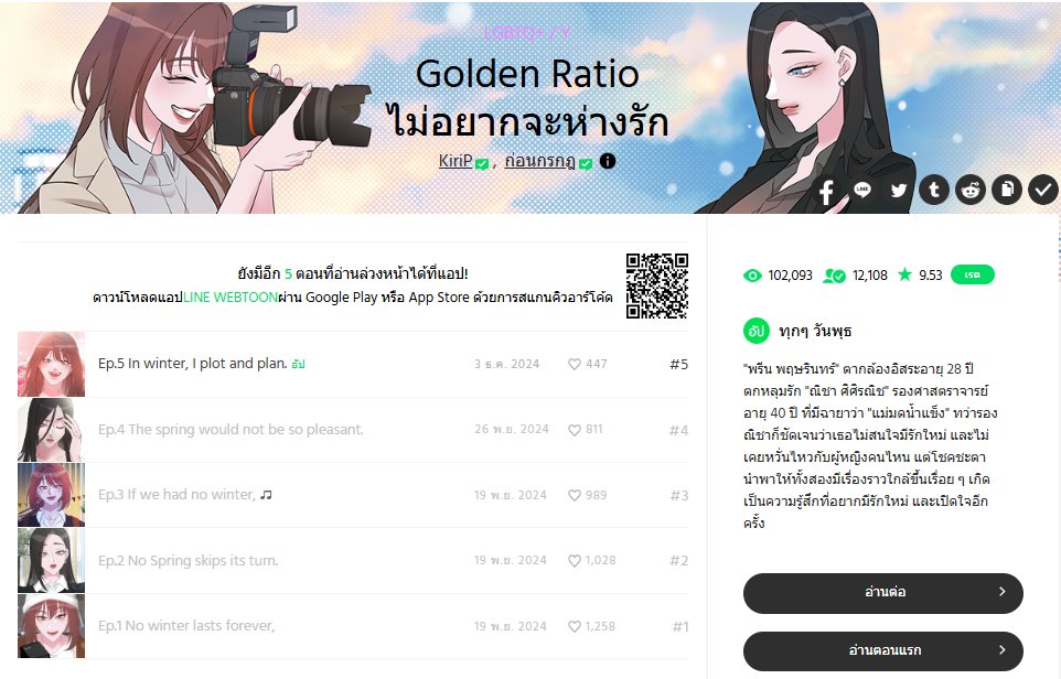 ยอด view แตะแสนแล้ว ขอบคุณค่า☺️🙏
#GoldenRatio #ไม่อยากจะห่างรัก