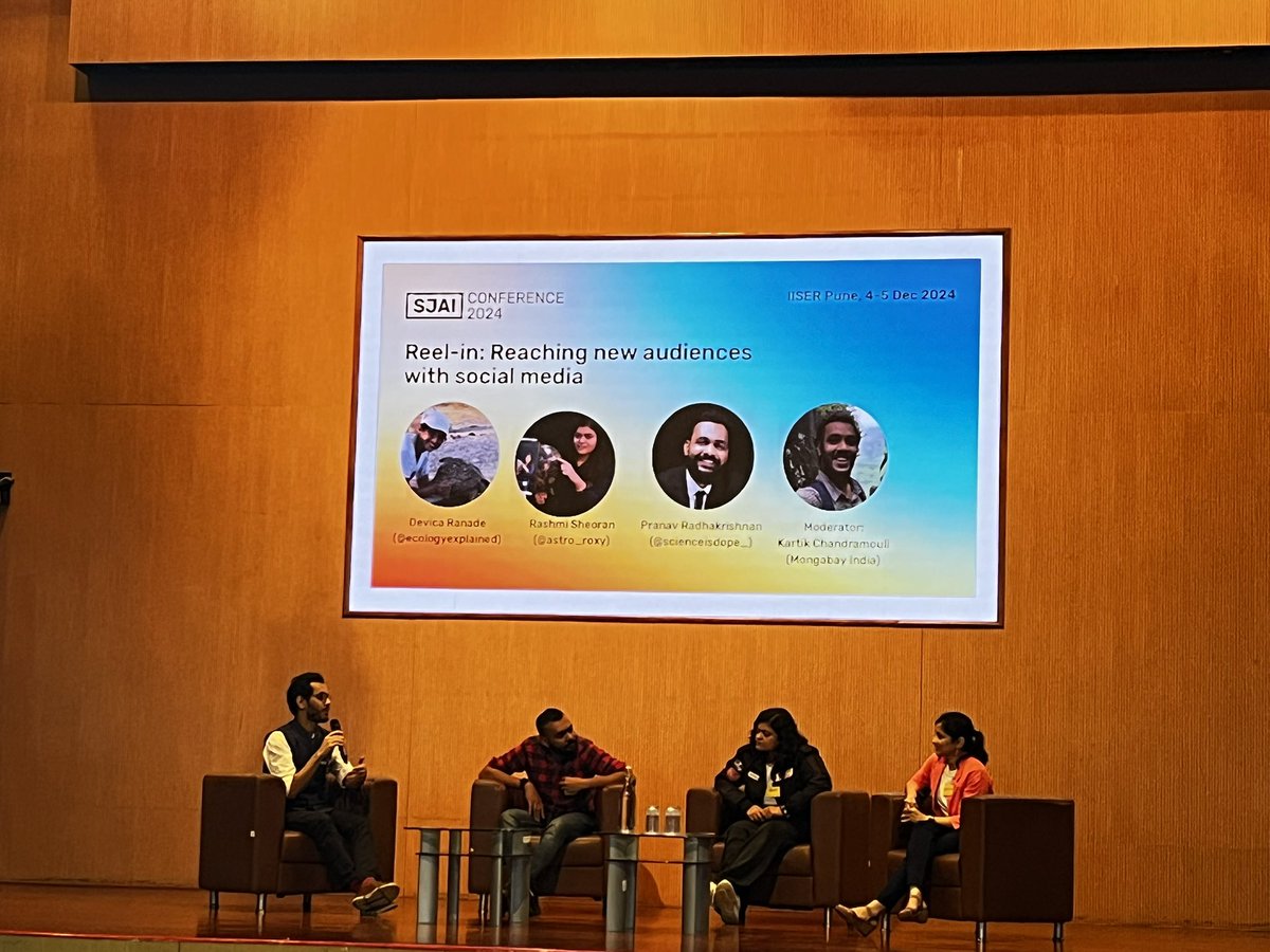 Guess what we are discussing at #SJAI2024 right now? Social media reels :-) And you thought science journalists and communicators are boring ;-)