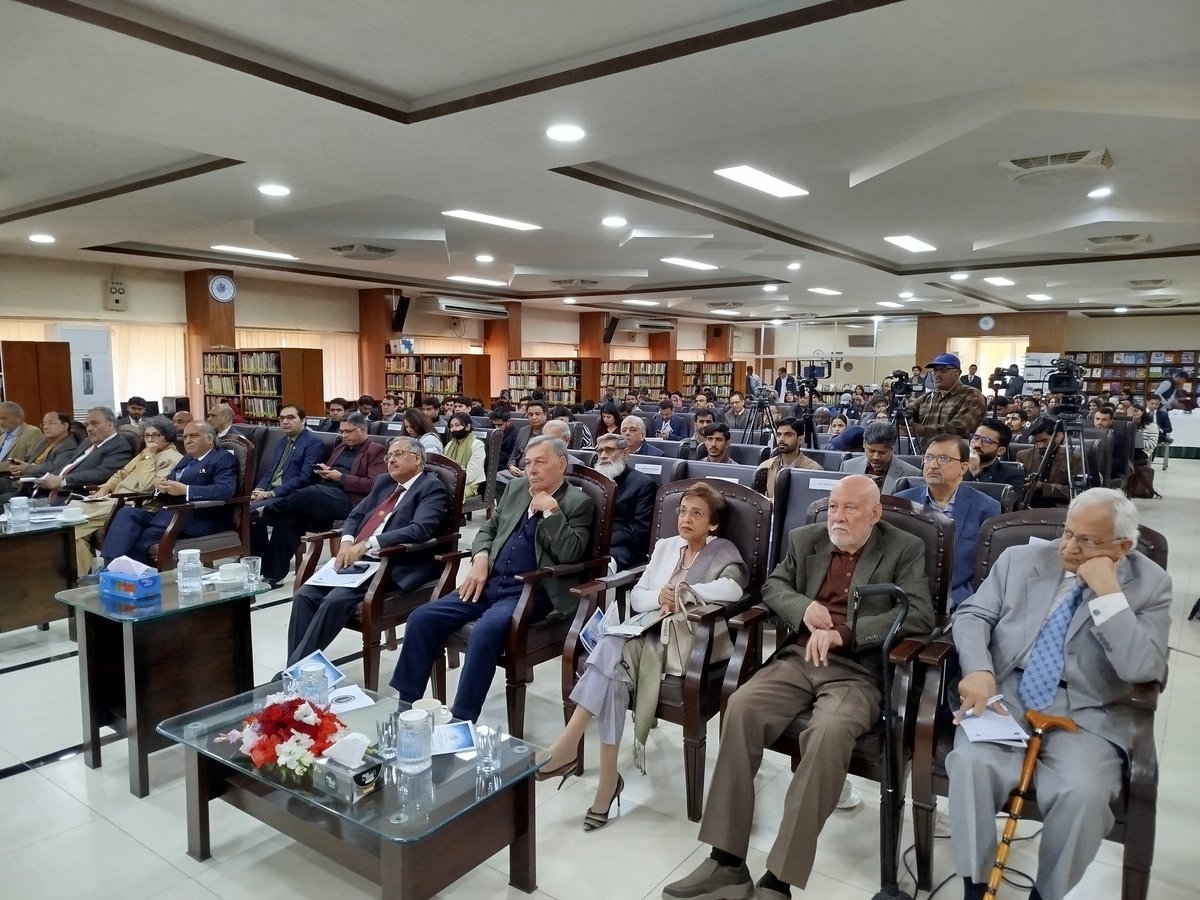 for_issi's tweet image. Session 5 of #IslamabadConclave2024, titled &apos;Future of Multilateralism,&apos; has commenced with the keynote address by Ambassador Inam ul Haque. 

Thought-provoking discussions ahead on the evolving dynamics of global cooperation. @ISSIslamabad #GlobalOrder