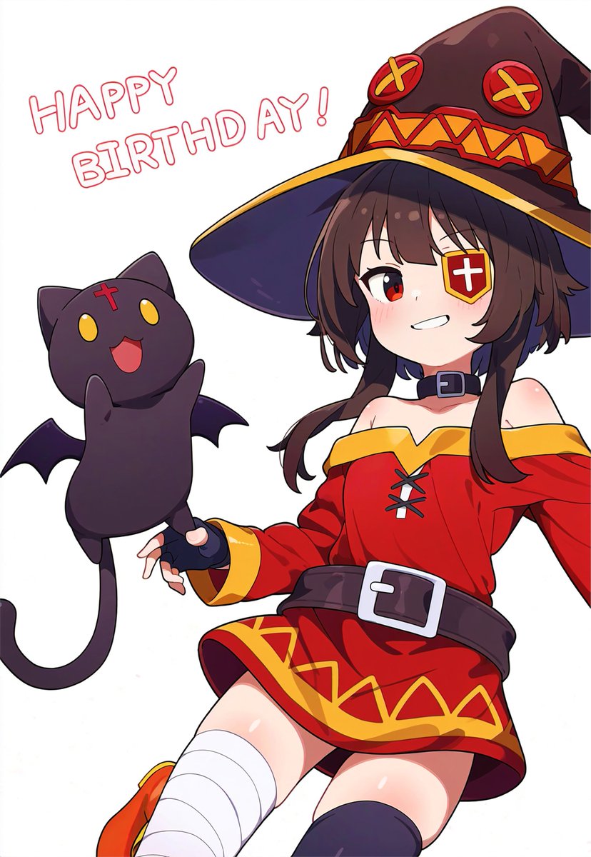 めぐみん     
#めぐみん誕生祭2024 #このすば #この素晴らしい世界に祝福を #megumin #konosuba #NovelAI #NAIDiffusionV3 #aiart #aiイラスト