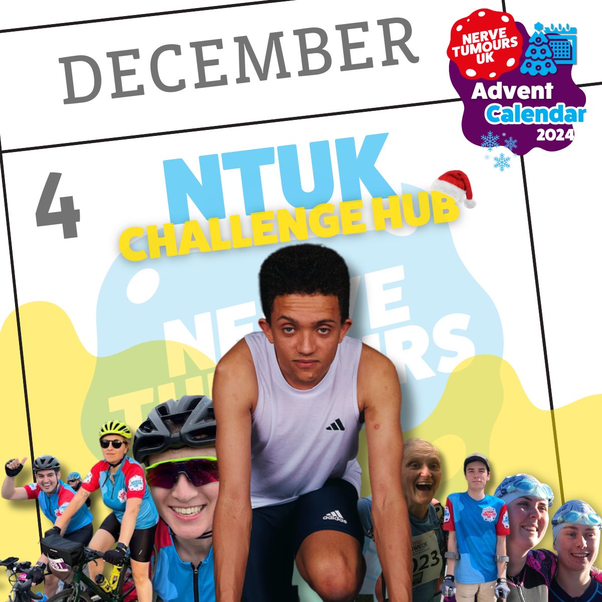 NervetumoursUK's tweet photo. ππWelcome to the #NTUK Christmas Calendar!ππ
As we look to a new year, letβs stay active for NF. Ready to dive in at Swim Serpentine or conquer the 2025 London Marathon?
Get fit, feel amazing, and help others! Register for our Challenge Hub here π https://t.co/vfFsfgALej https://t.co/ar0jjsRXe6