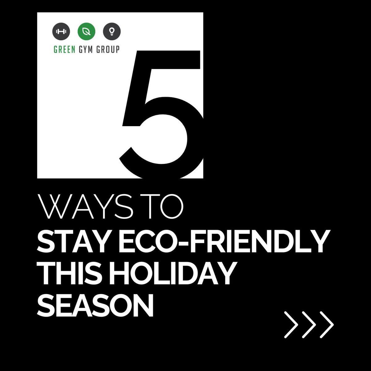 🌱 Eco-friendly festive tips:
🎁 Recyclable wrapping paper
🌟 LED lights for decorations
🍽️ Shop local for holiday meals 

Head over to our insta <a href="/greengymgroup/">Green Gym Group</a> for more top tips! 

Small changes = big impact! 💚 #EcoFriendlyHolidays #GreenGymGroup