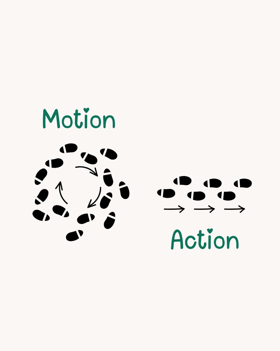 Are you in motion or in action?