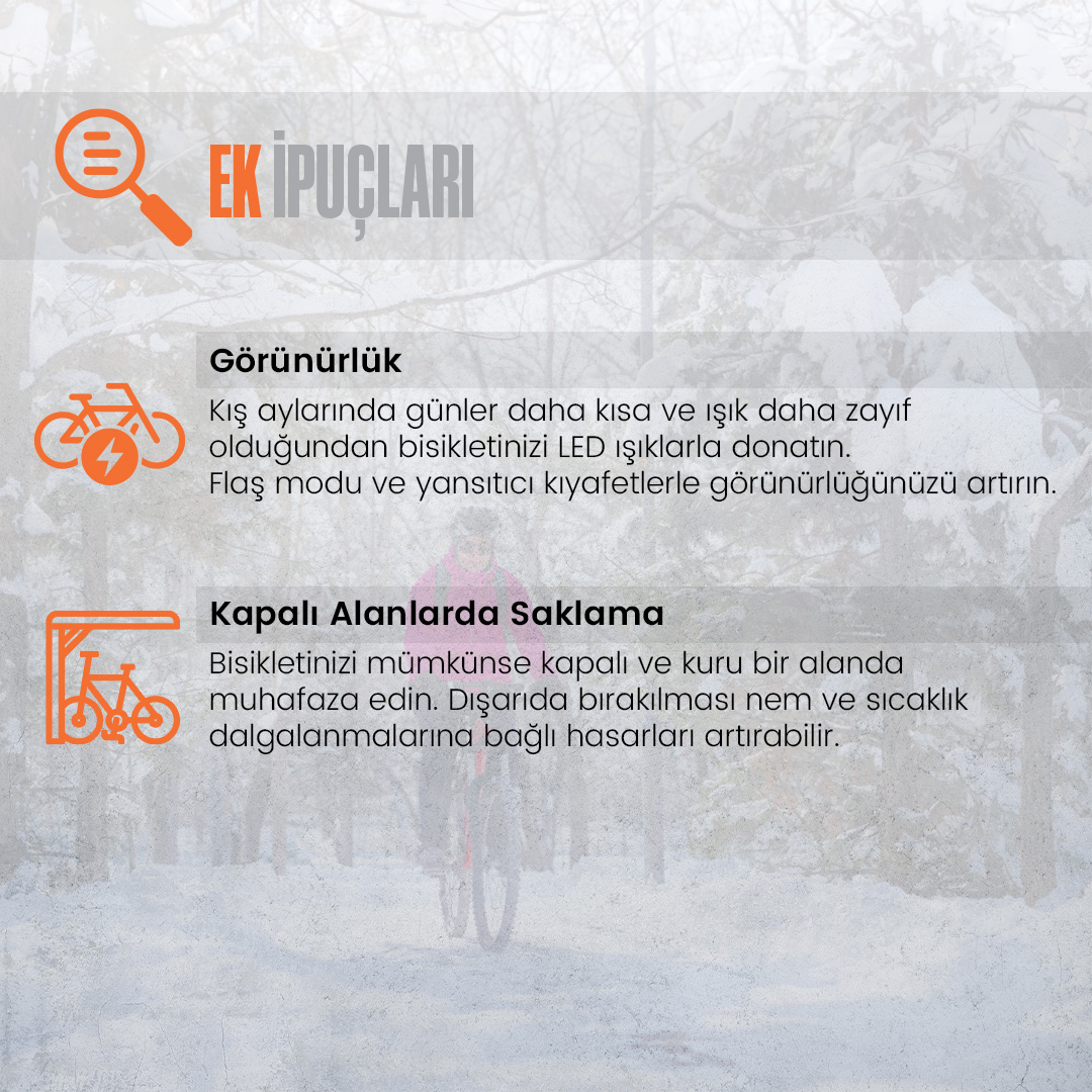 alba_ebikes's tweet photo. İşte kış döneminde elektrikli bisikletinizi korumak ve en iyi şekilde kullanmak için yapmanız gerekenler:

#alba #ebike #engineeredforfreedom #sürdürülebilirlik #albaakademi #bisiklet #dönüşümkitleri #albaelektriklibisiklet #elektriklibisiklet #elektrikliulaşımaraçları 
++ https://t.co/tugW7jIC8p