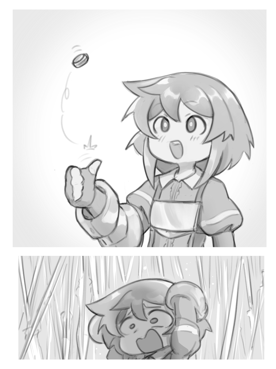 VioletLeVile's tweet photo. Suggested to doodle Pati with a peculiar artifact.
GoW's Draupnir Spear.

Along with Pati's interesting trick. https://t.co/iaYyA6SA8s