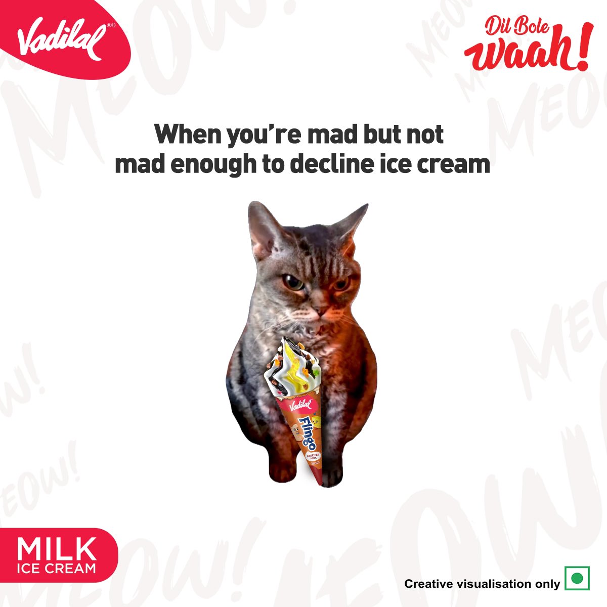 icecreamvadilal's tweet photo. Gussa thanda karna hota hai! ✋🏻
#DilBoleWaahWaahWaah #WaahVadilal #NeedIceCream #IceCreamTime #Dessert #VadilalIceCream https://t.co/UL0XFXDX0f