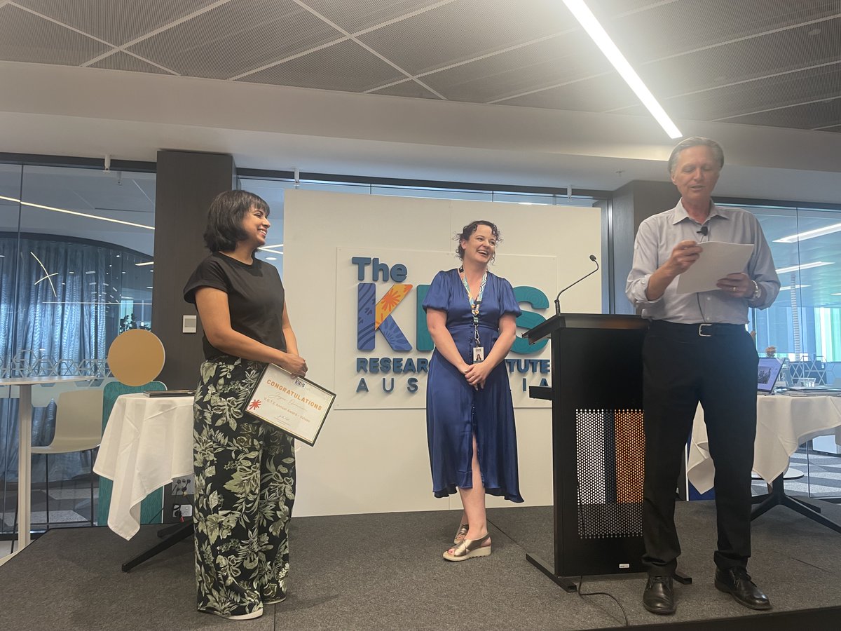 We are incredibly proud of Prof Joost Lesterhuis and Joyce Oomann on receiving <a href="/TheKids_AU/">The Kids Research Institute Australia</a> 2024 V.O.T.E Awards! 🤩

🏆Prof Lesterhuis: Annual Award for Excellence for his leadership and strategy
🏆Joyce: Annual Award for Values for always going above and beyond to support others