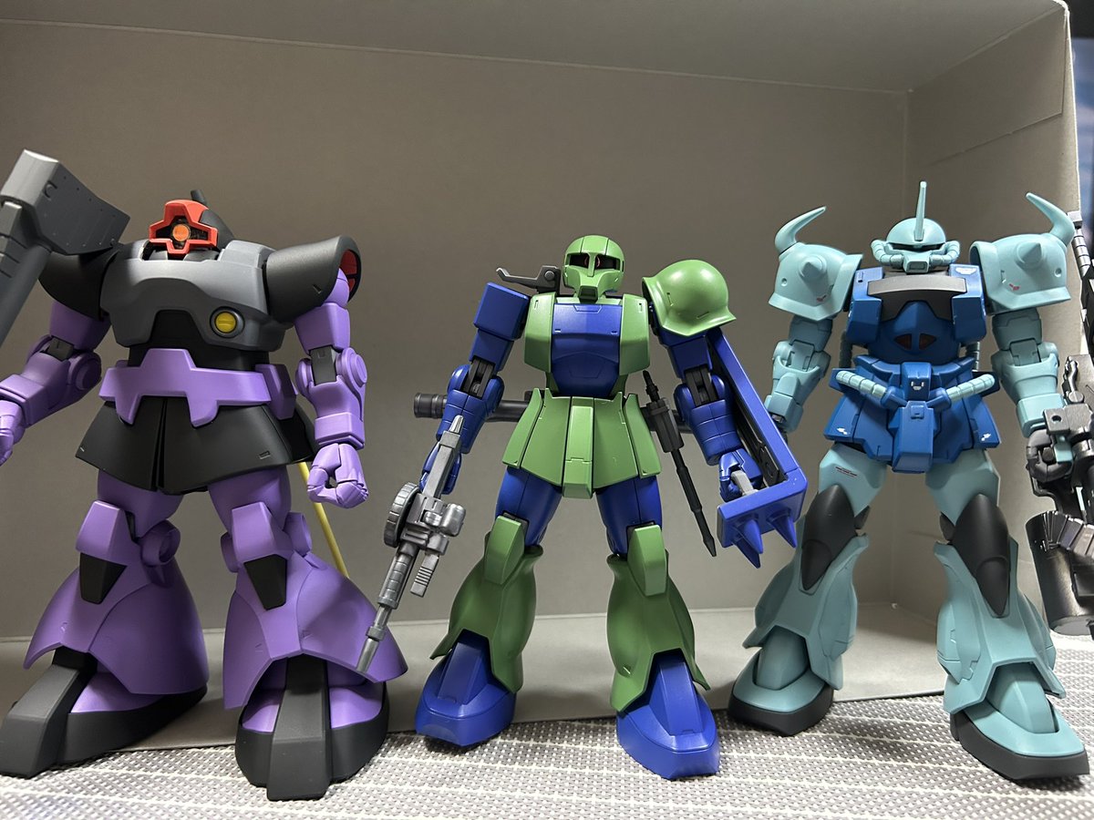 masa_pla's tweet photo. 最近作成した3機 https://t.co/JPMVdE6PsA