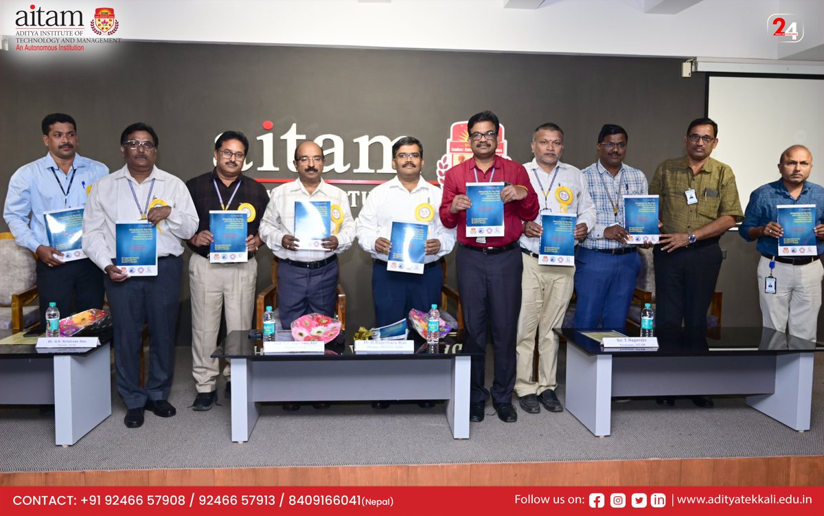 AitamOfficial's tweet photo. The International Conference on Innovative Product Design & Intelligent Manufacturing Systems(ICIPDIMS - 2024), organized by the Department of Computer Science & Engineering in collaboration with NIT Rourkela, was a resounding success!
#aitam #aitamtekkali #paperpresentation https://t.co/dpEDx52H3f