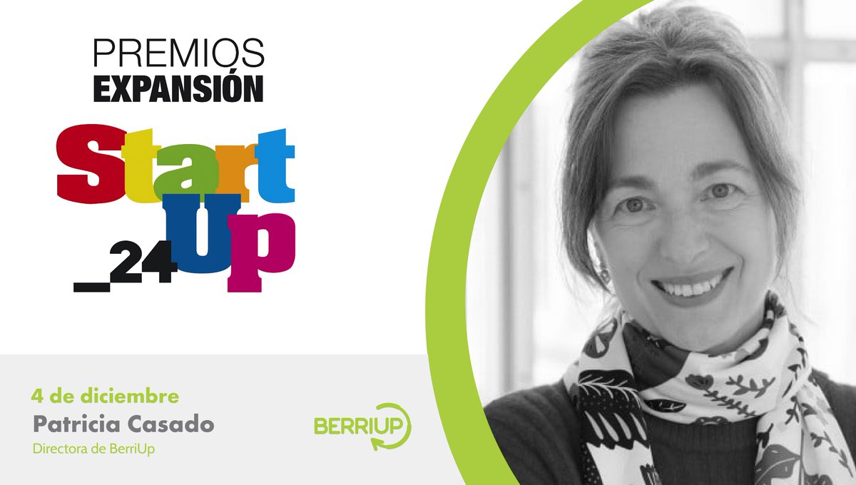 BerriUp (@berriup) on Twitter photo Hoy nuestra directora, <a href="/PatCFC/">Patricia Casado</a> está en Barcelona participando como jurado en los #PremiosStartup <a href="/expansioncom/">expansioncom</a>. Un evento que reconoce la labor de #startups en diferentes categorías
<a href="/unidadeditorial/">Unidad Editorial</a> Hoy nuestra directora, <a href="/PatCFC/">Patricia Casado</a> está en Barcelona participando como jurado en los #PremiosStartup <a href="/expansioncom/">expansioncom</a>. Un evento que reconoce la labor de #startups en diferentes categorías
<a href="/unidadeditorial/">Unidad Editorial</a>