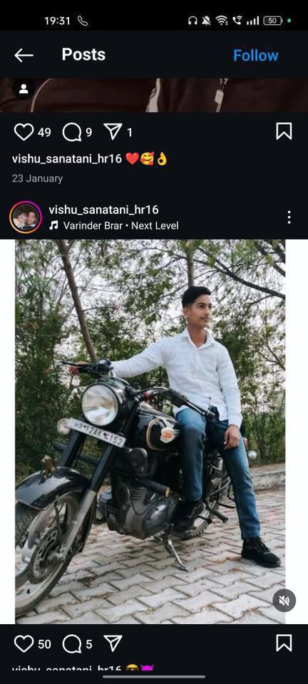 MdRehan1349136's tweet photo. श्रीमान हरियाणा पुलिस विष्णु सनातनी नमक युवक हरियाणा भिवानी का रहेने वाला हे इंस्टाग्राम पर  लगातार हमरे  अल्लाह और इस्लाम को गाली दे रहा है । @police_haryana   @BhiwaniPolice इस पर जल्द से जल्द करवाई कीजिए और हमे सूचित करे । https://t.co/rmUr7QK9TA