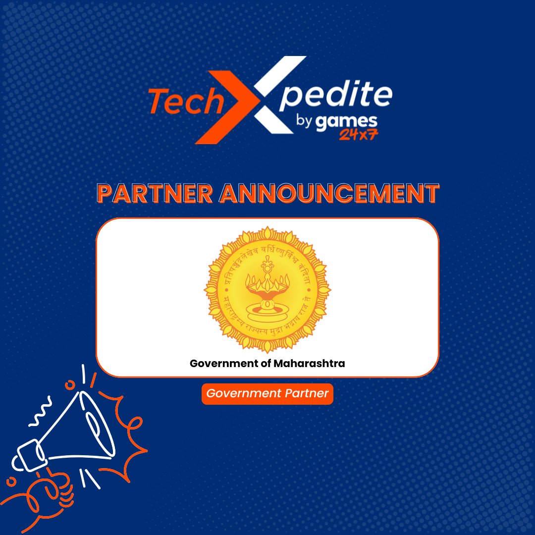 TechXpedite's tweet image. Honored to partner with the Department of Industries, Maharashtra, for TechXpedite! Together, we aim to empower startups in Gaming, AI &amp;amp; Inclusive Tech, driving innovation and growth in the state’s entrepreneurial ecosystem.

#TechXpedite2024 #StartupIndia  #EmpoweringStartups