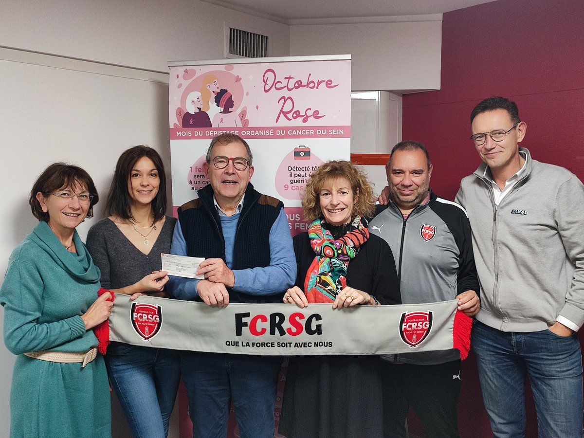 A la suite d'une opération de déstockage, le FC Roche St Genest a souhaité soutenir la lutte contre le cancer du sein à l'occasion d'octobre rose. Ce sont donc 300€ qui ont été remis à notre Comité. Un grand merci à l'ensemble du club et à ses adhérents ❤️🎗️