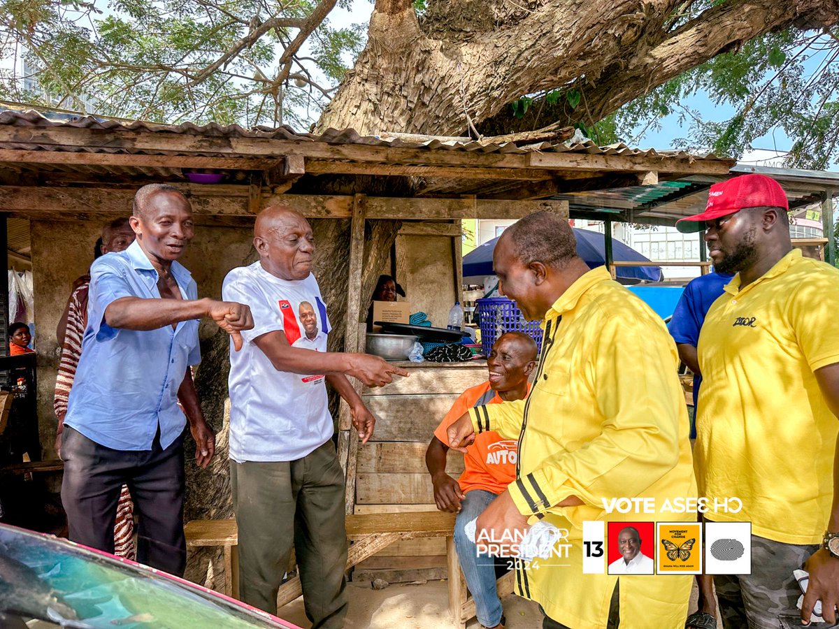 AlanKyerematen's tweet image. Thank you, Central Region, for the warm and heartfelt welcome!

Let’s break free from 32 years of stagnation and create the change we deserve.

🗳️ Vote Alan Kyerematen
🦋 Movement for Change – Ghana Will Rise Again!