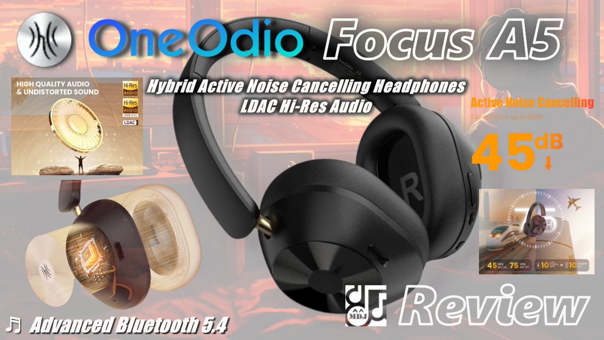 MdMakokey's tweet image. 重低音はかなりなもの
 「OneOdio Focus A5」 WirelessHeadphone Review
【商品Link】amzn.to/41jAlsq
【YouTube】youtu.be/nPZ9uzJAV5E
#OneOdio #FocusA5 #WirelessHeadphone