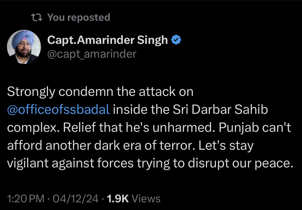karanjaibedi's tweet photo. #violenceinpunjab on anyone, through anyone, allowed by anyone, will not and shouldn’t be tolerated. https://t.co/9KvBu9whNV