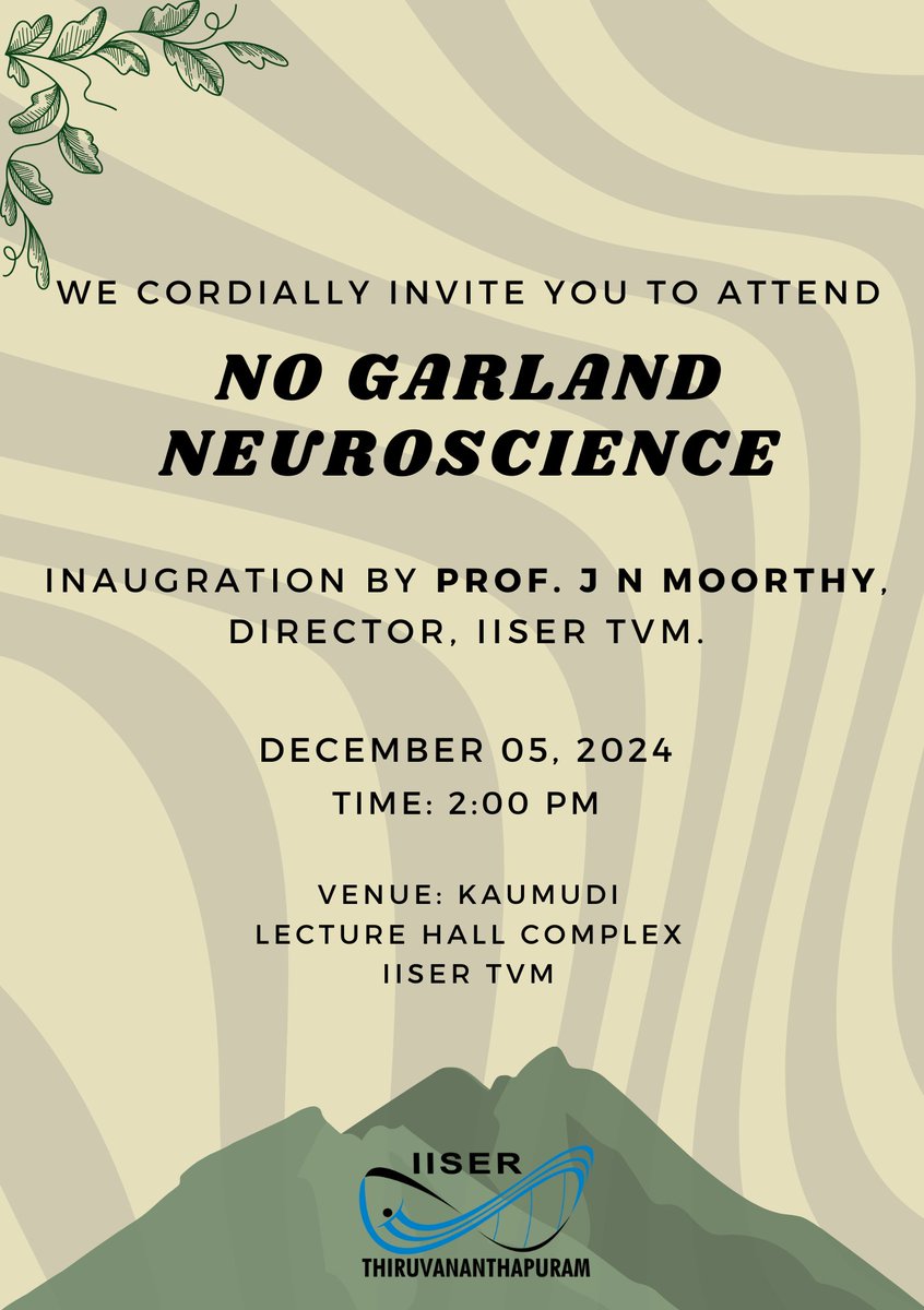 NGN_2024's tweet photo. The #NGN2024 conference begins tomorrow afternoon! 🎉💡🧠
📅 Don’t miss out on this amazing opportunity to connect and learn.
"Excited to welcome all our amazing speakers and attendees! See you there! #NGN2024
@AmruthaSwamina1 @poonam_thakur6 @tvmiiser @bio_iisertvm https://t.co/HzUsZS34lU