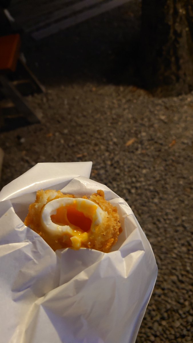 Mat2_vr5k3's tweet image. ほったらかし温泉で温玉揚げ食ってきたわ、結構美味しかった