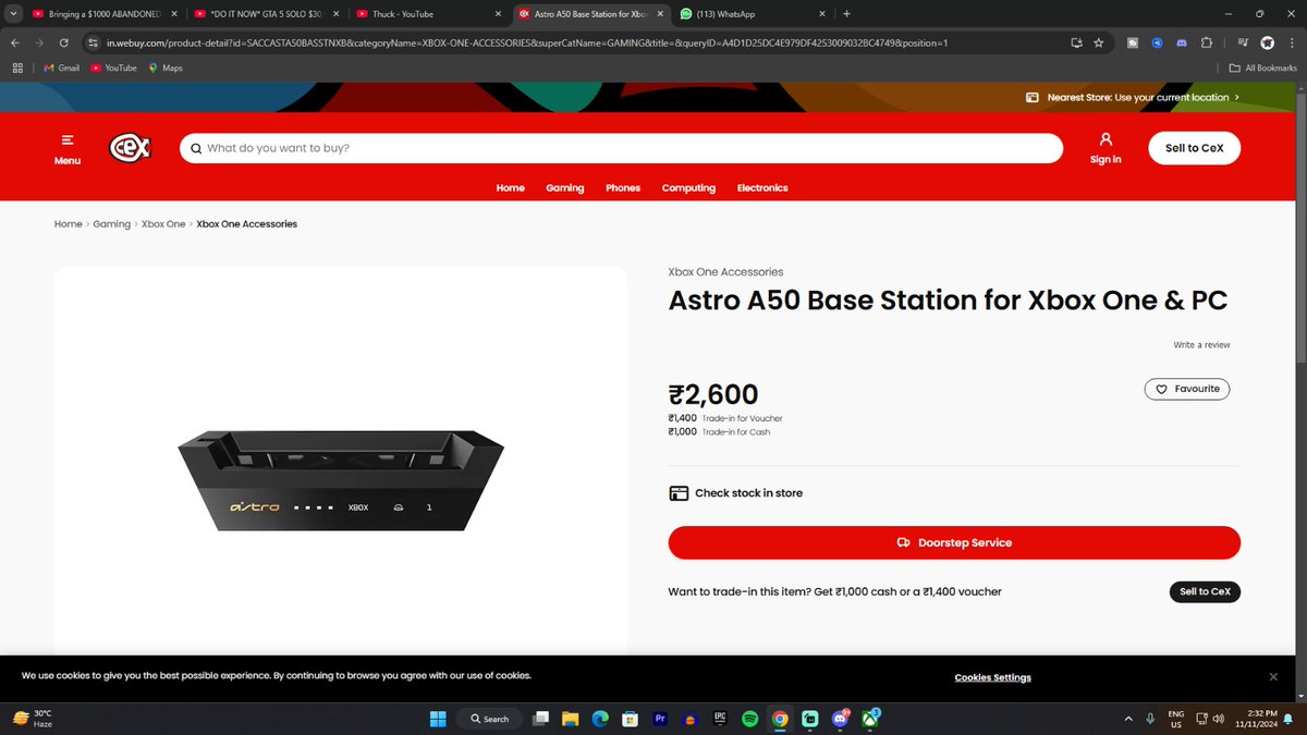 RealSuperXee's tweet photo. @cexindia Hey!
I recently ordered Astro A50 base station but i recieved the wrong product.
I have clearly sent a screenshot of a product.
i am attatching the images.
please sort this issue out for me https://t.co/xZKh5BsBiW