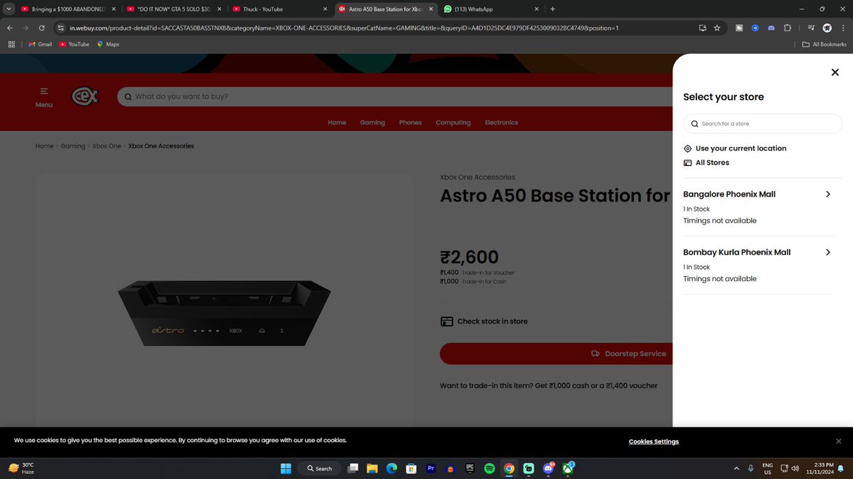 RealSuperXee's tweet photo. @cexindia Hey!
I recently ordered Astro A50 base station but i recieved the wrong product.
I have clearly sent a screenshot of a product.
i am attatching the images.
please sort this issue out for me https://t.co/xZKh5BsBiW