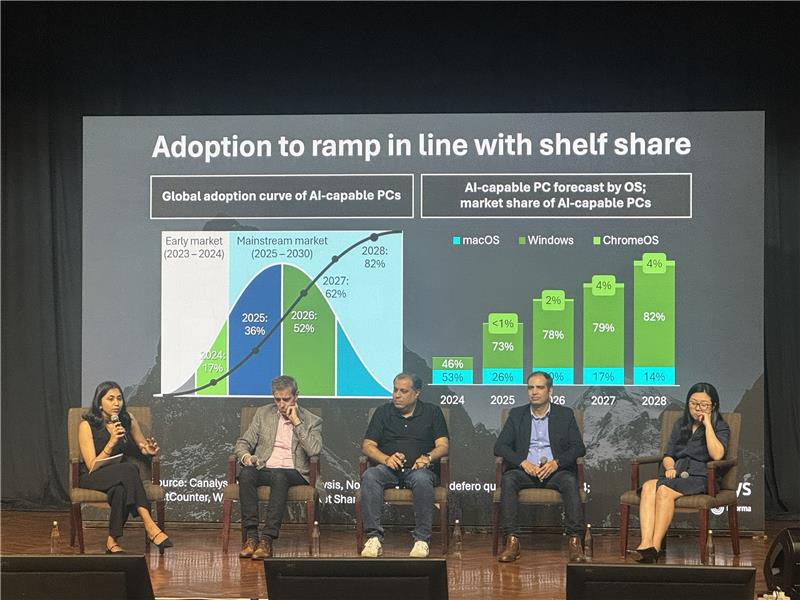 Canalys's tweet image. The "AI Baked In" Expert Hub at the #CanalysForums2024 APAC delved into the evolving role of AI in the personal computing landscape. 
The panel featured insights from #Truis, @TDSYNNEX, @HP and @Dell. 
Read insights from the experts: linkedin.com/feed/update/ur…