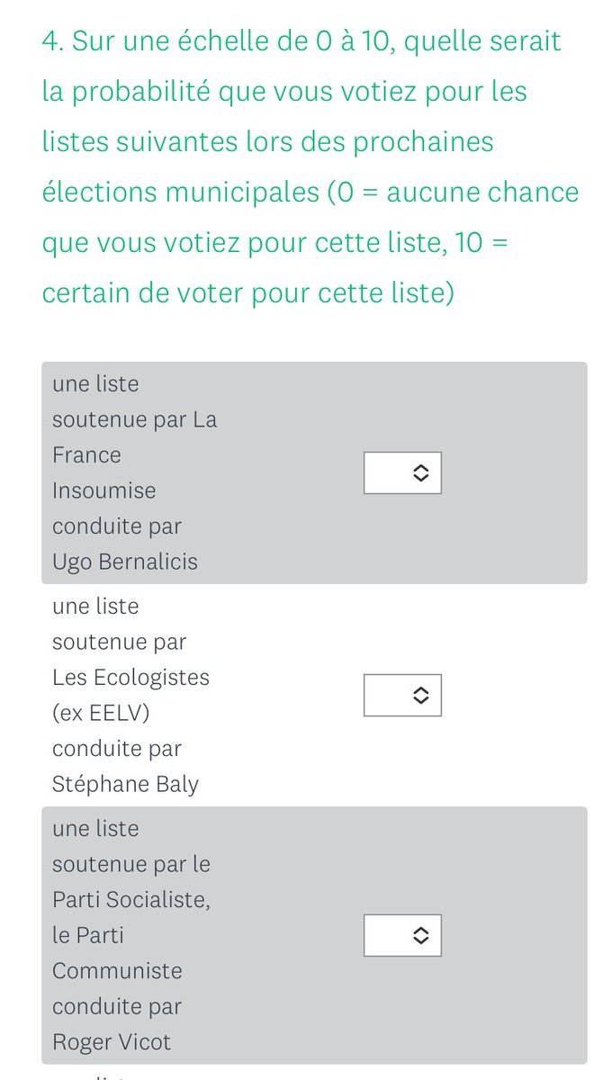 Tiens tiens, un sondage Cluster17 (plutot proche de LFI) fait de <a href="/Ugobernalicis/">Ugo Bernalicis φ</a> le tête de liste aux prochaines municipales à Lille.
