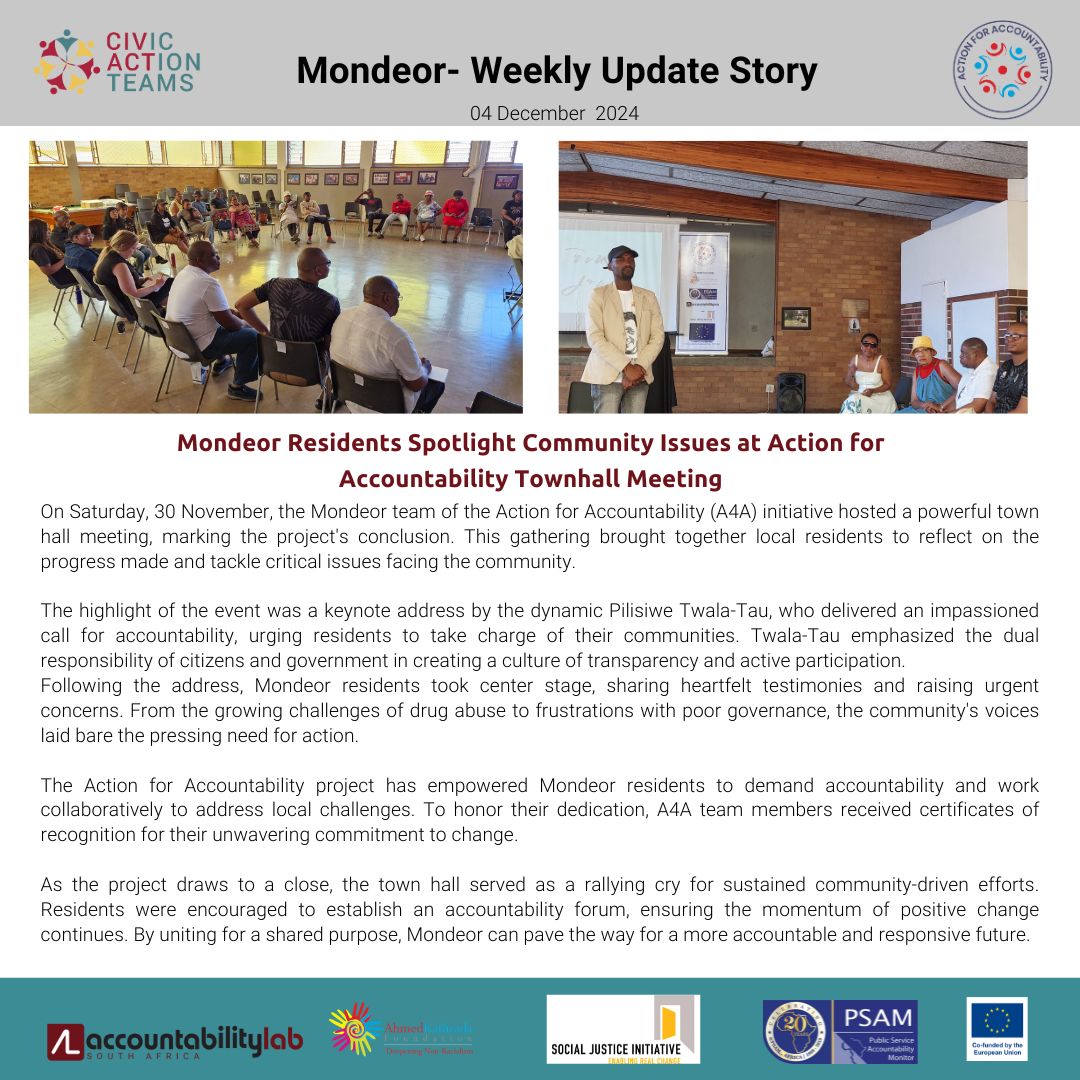 Action for Accountability (A4A) tweet media