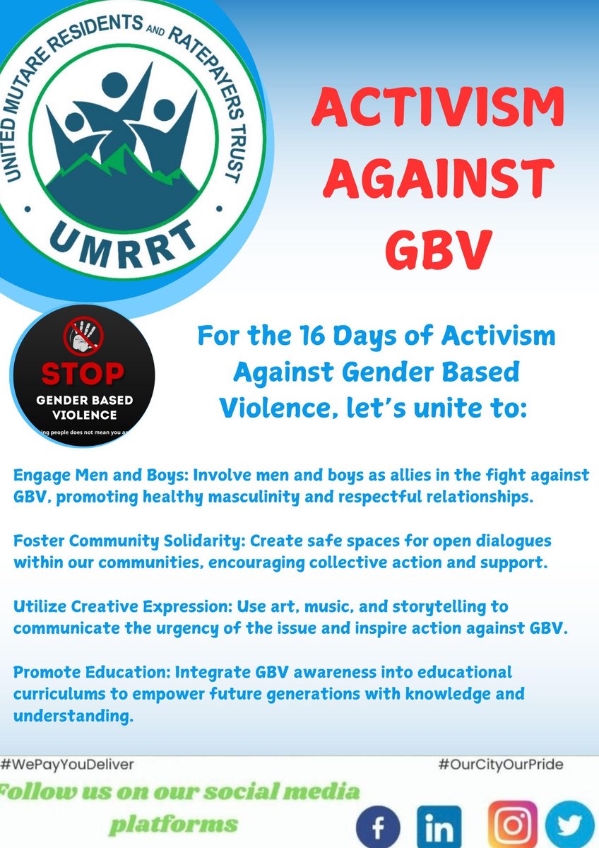 United Mutare Residents and Ratepayers Trust tweet media