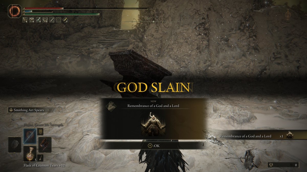 NicTheTac's tweet photo. I DID IT. I FUCKING DID IT AFTER A MONTH OF ATTEMPTS THE FINAL BOSS IS SLAIN! #ELDENRING https://t.co/NcFUtNMNKK