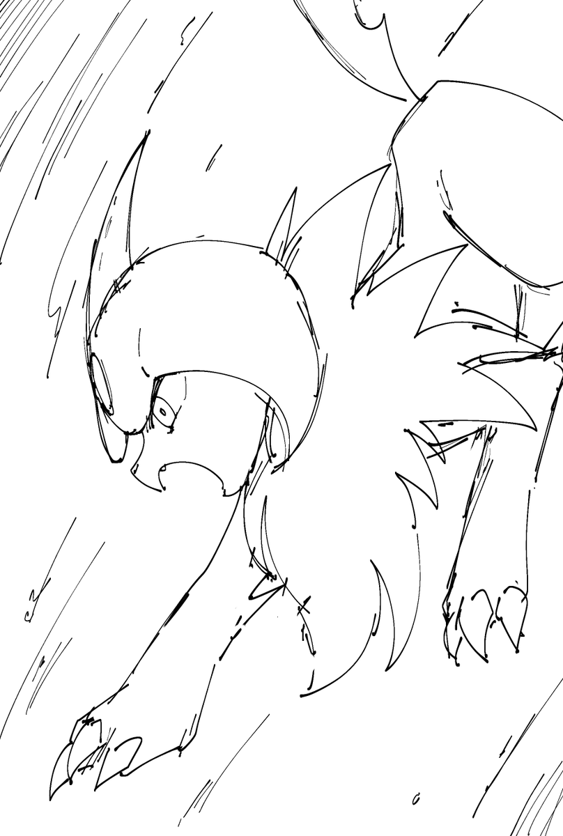 久々のポケモン。一度描き始めたら止まらない 