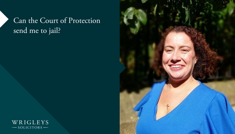 Can the Court of Protection send me to jail? 
You might be surprised to find that the answer is yes. Our partner Lynne Bradey takes a closer look.
🔗 bit.ly/3O2jG5x  
#courtofprotection #capacity