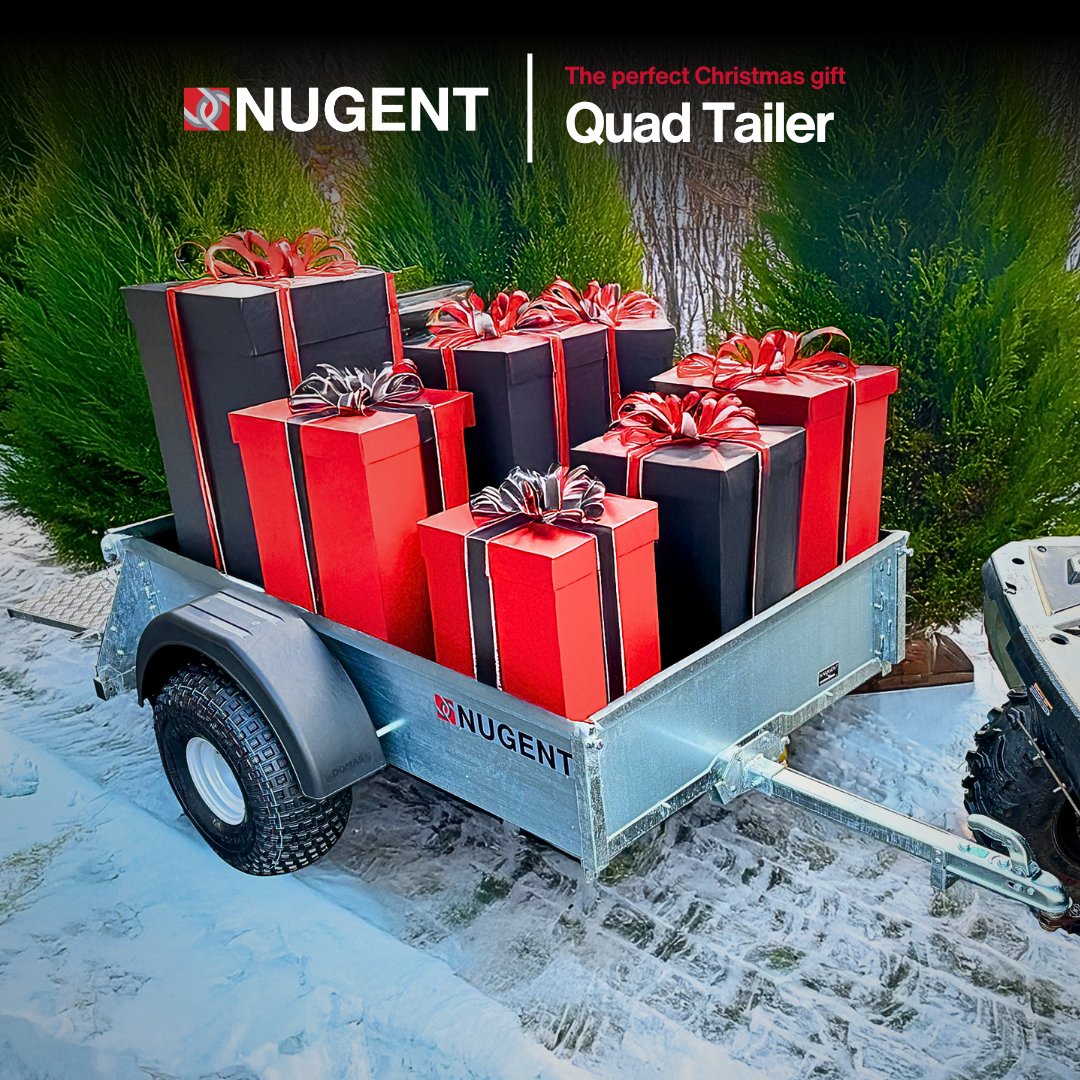 The perfect Christmas gift doesn't exi... The Nugent Quad Trailer 🎁

The Quad trailer mightn’t fit under the tree, but it would make the perfect Christmas gift 😉

For more information or availability in your area - PM our page 📲
#NugentTrailers #Christmas #NewNugent