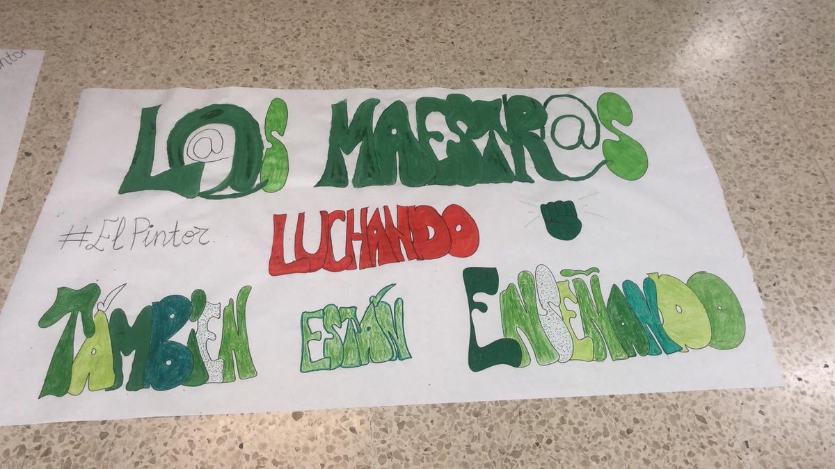 feccoocantabria's tweet photo. 💚Que bonitos están los centros educativos cuando luchan.

#EsAhora #EncierroDocente https://t.co/8YHkWl4isU