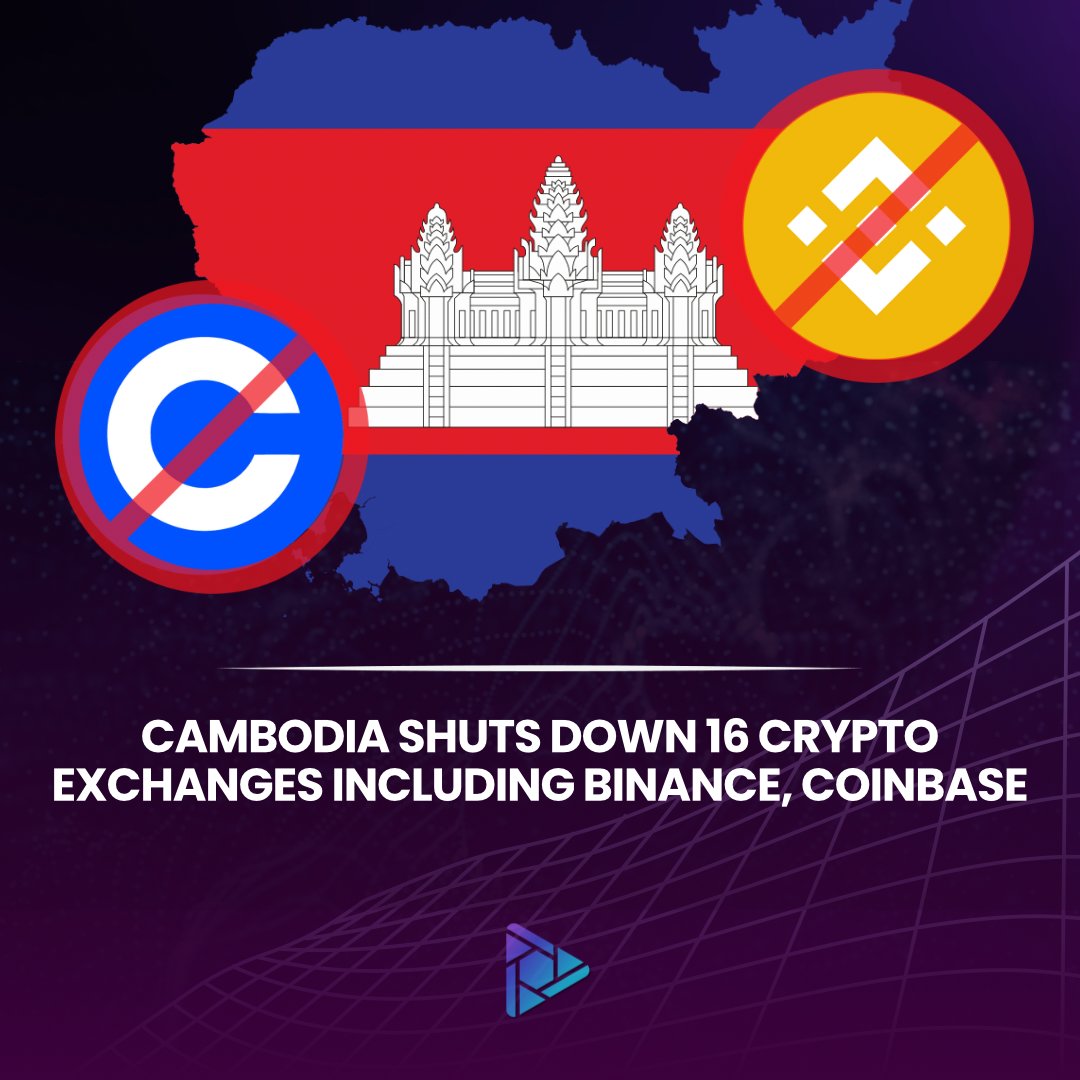 Cambodia has blocked 16 cryptocurrency exchange websites, including major players like Binance, Coinbase, and OKX, in a bold move to rein in its booming yet unregulated crypto market. But here’s the catch—while the websites are blocked, their mobile apps remain fully operational.