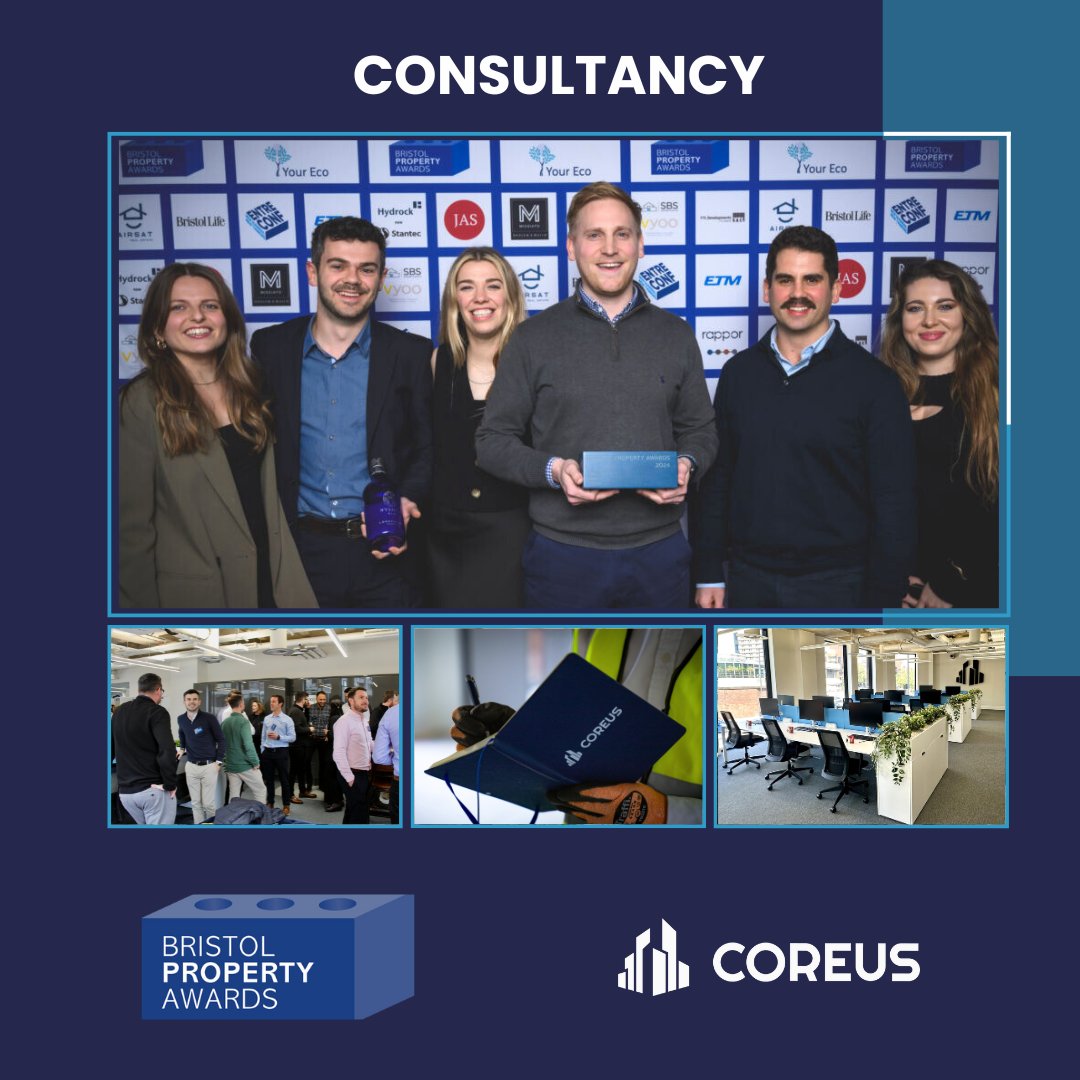 Coreus Group (@coreusgroup) on Twitter photo Weāre pleased to share that Coreus has been awarded Consultancy of the Year <a href="/BrisPropertyAwd/">Bristol Property Awards</a>! The Judges said "This young team is taking Bristol property by storm! Great pro bono work, tremendous revenue growth and achieved loads in such a short time frame.ā #Bristol #Consultancy Weāre pleased to share that Coreus has been awarded Consultancy of the Year <a href="/BrisPropertyAwd/">Bristol Property Awards</a>! The Judges said "This young team is taking Bristol property by storm! Great pro bono work, tremendous revenue growth and achieved loads in such a short time frame.ā #Bristol #Consultancy