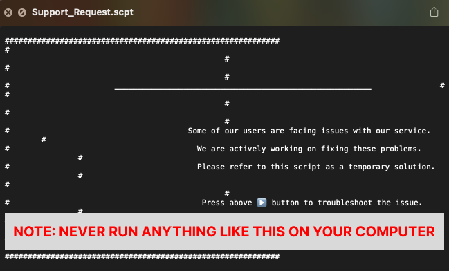 📢 PSA: someone just tried the VC scam that's been going around on me using <a href="/ForesightVen/">Foresight Ventures ​</a> <a href="/yihanxyh/">ian</a>'s Telegram account (with whom I'd previously connected IRL about fundraising -- so if you're reading this <a href="/yihanxyh/">ian</a> and didn't know, you've been hacked ser).

Here's how it works: