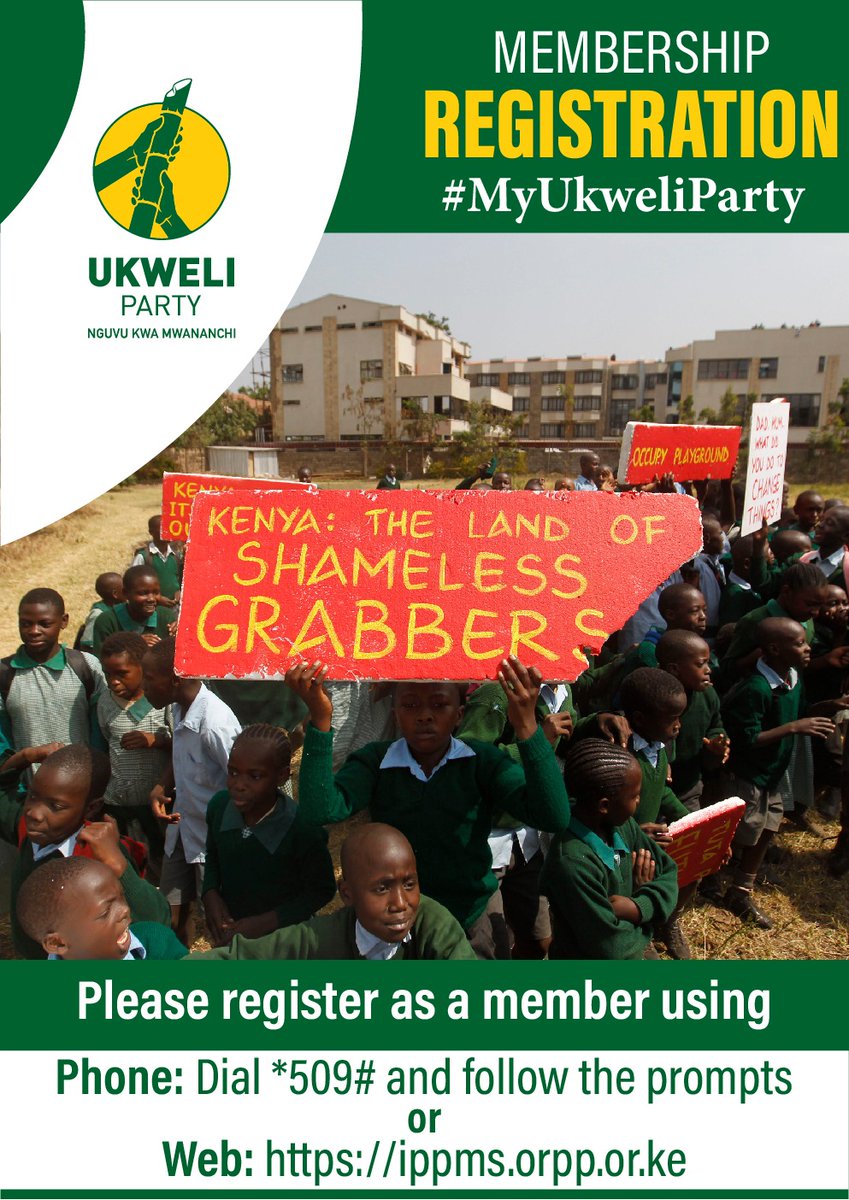 What does a child growing up in Kenya today have to look forward to?

Unless we dismantle the corrupt systems that are robbing our children's future, there will be nothing left for them to inherit.

#MyUkweliParty