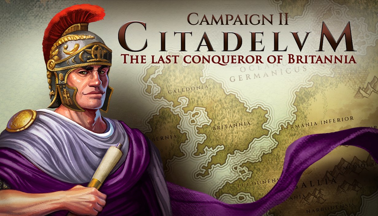 Promo art for Citadelum: The Last Conqueror of Brittania.