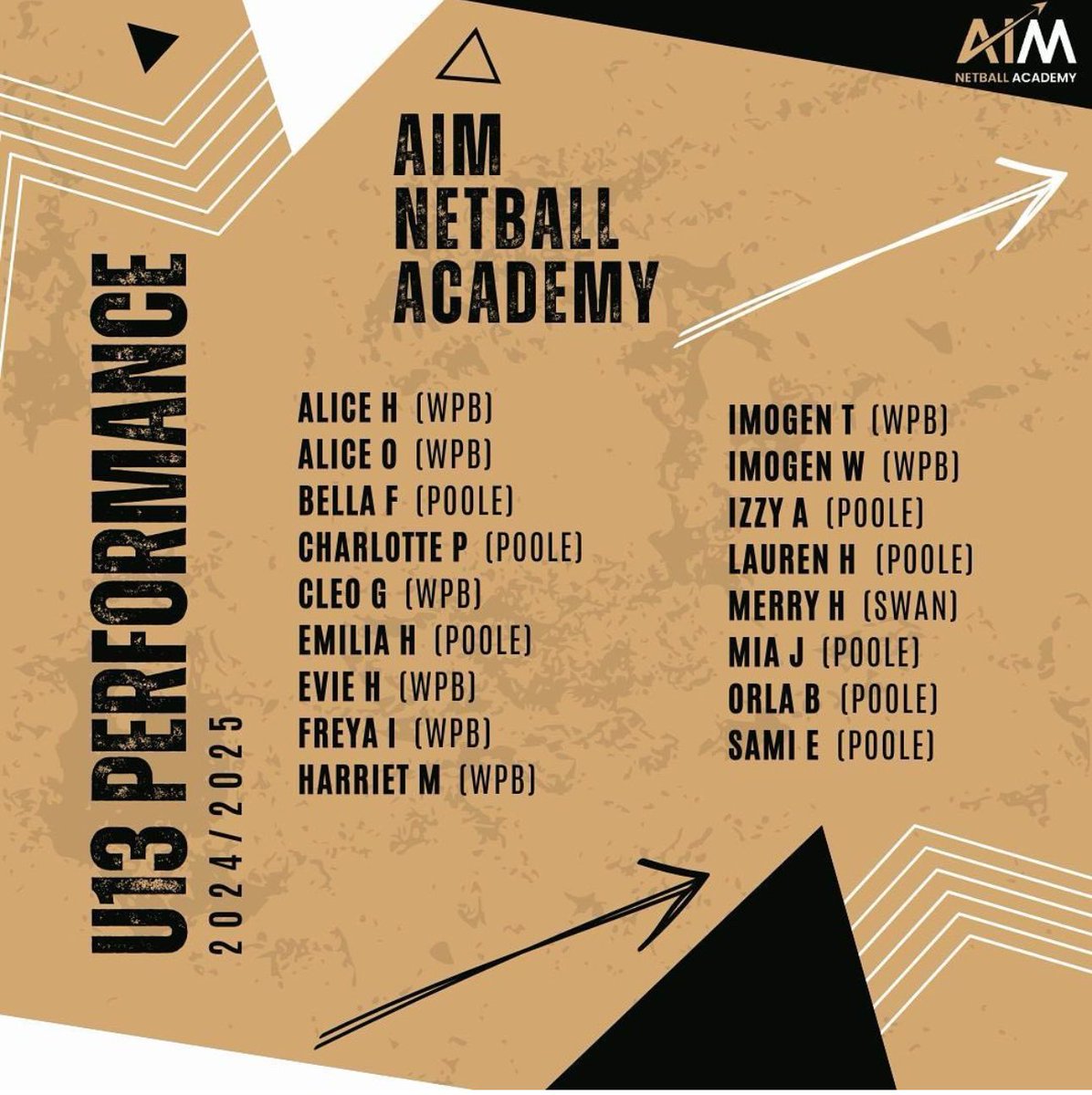 AIM Netball Academy tweet media