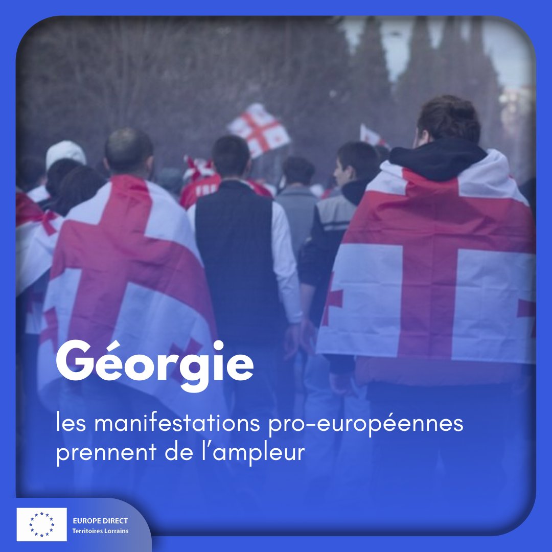 🚨📣LES MANIFESTATIONS PRO-EUROPEENNES PRENNENT DE L’AMPLEUR

🔎 Des milliers de personnes se rassemblent chaque soir pour protester contre la suspension des négociations d’adhésion du pays à l’#UE jusqu’en 2028, annoncée par le gouvernement jeudi dernier.

 #géorgie #Europe
